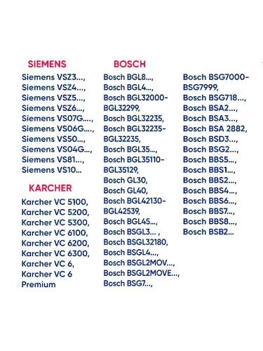 Мешки для пылесоса  Bosch, Siemens, BS 20, 8 шт фото 3