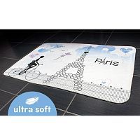 Tatkraft PARIS MADEMOISELLE Коврик для ванной комнаты ULTRA SOFT со специальным противоскользящим основанием, 50x80 см