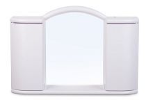 Шкафчик зеркальный Berossi Argo (снежно-белый)