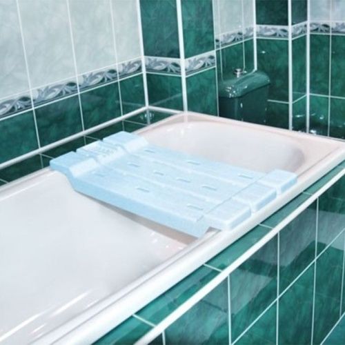 Сиденье для ванны Berossi, цвет голубой, пластик, 688х310х68 мм