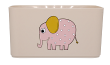 Корзина для детских игрушек Berossi Honey Animals 2,4 л (пудра, слон)